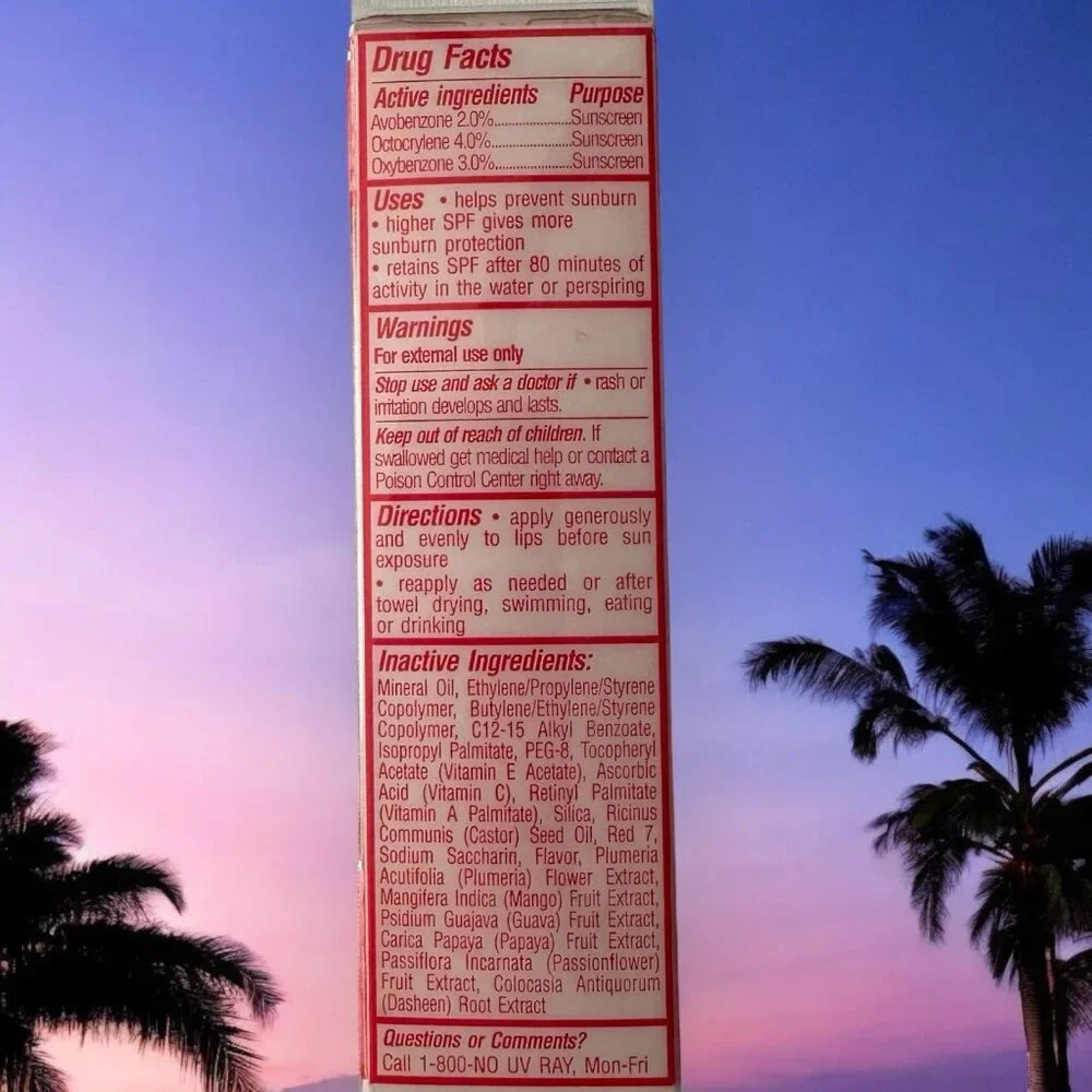 (5) Hawaiian Tropic ALOHA KISS Moisturizing Lip Gloss Island Berry SPF 20 NEW